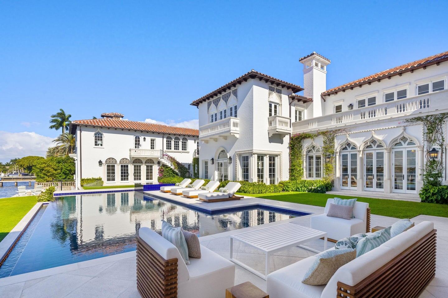 Historic Waterfront Estate For Sale in Palm Beach, Florida