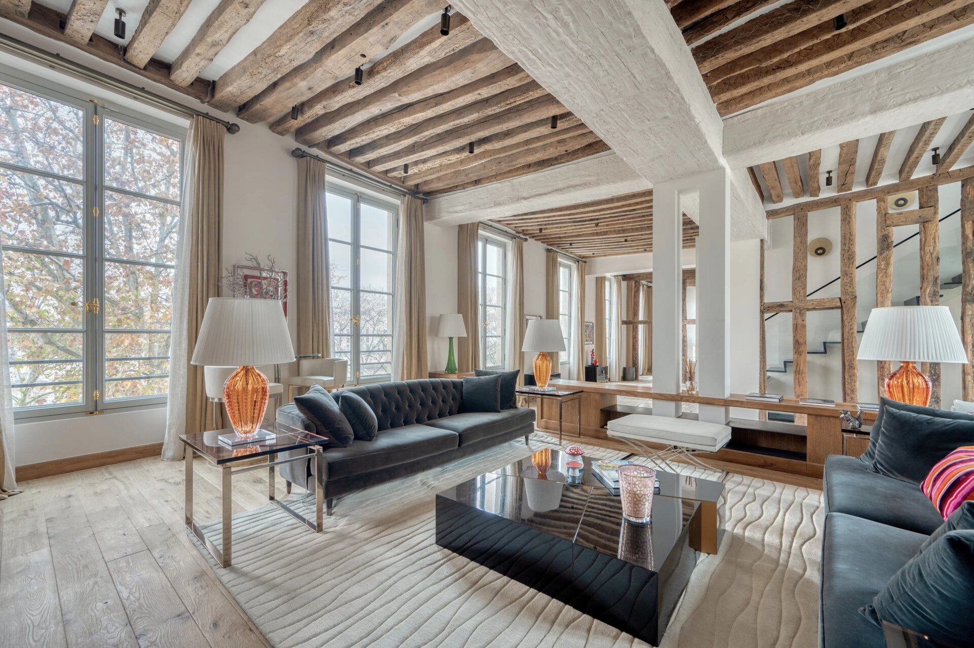 Luxury Triplex For Sale Facing Île Saint-Louis, Paris
