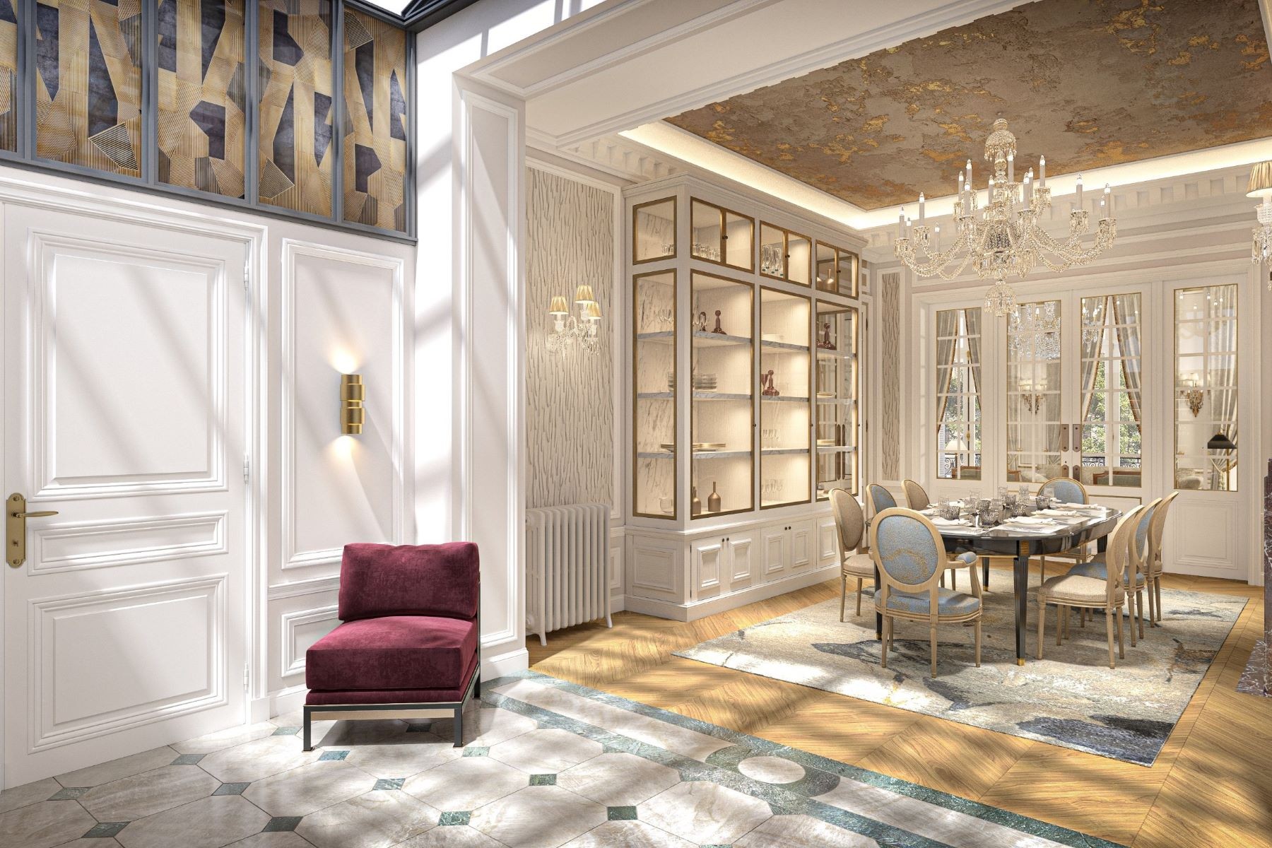Private Mansion For Sale, Square de l'Avenue Foch, Paris 16th