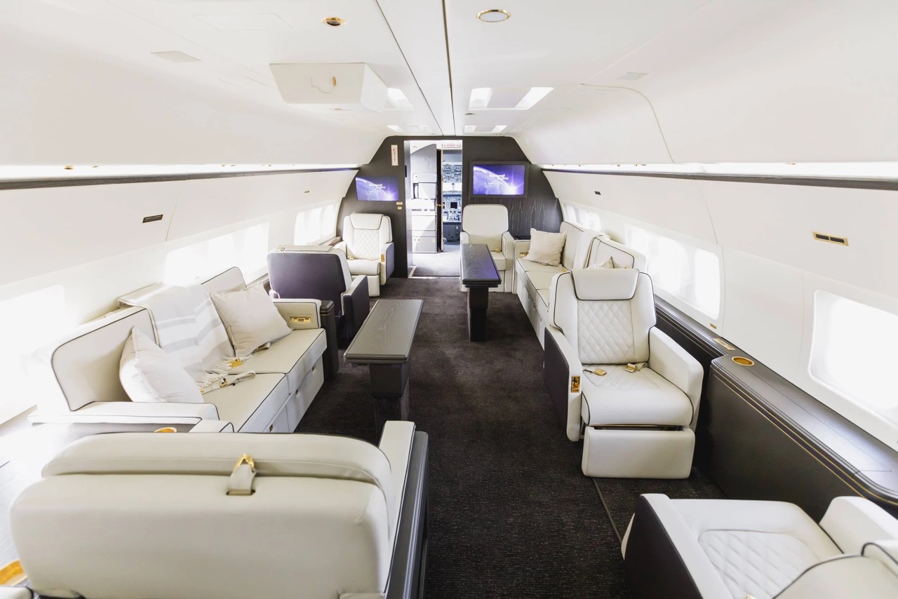 Boeing BBJ cabin zone