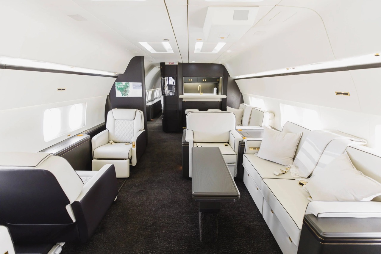 Boeing BBJ interior