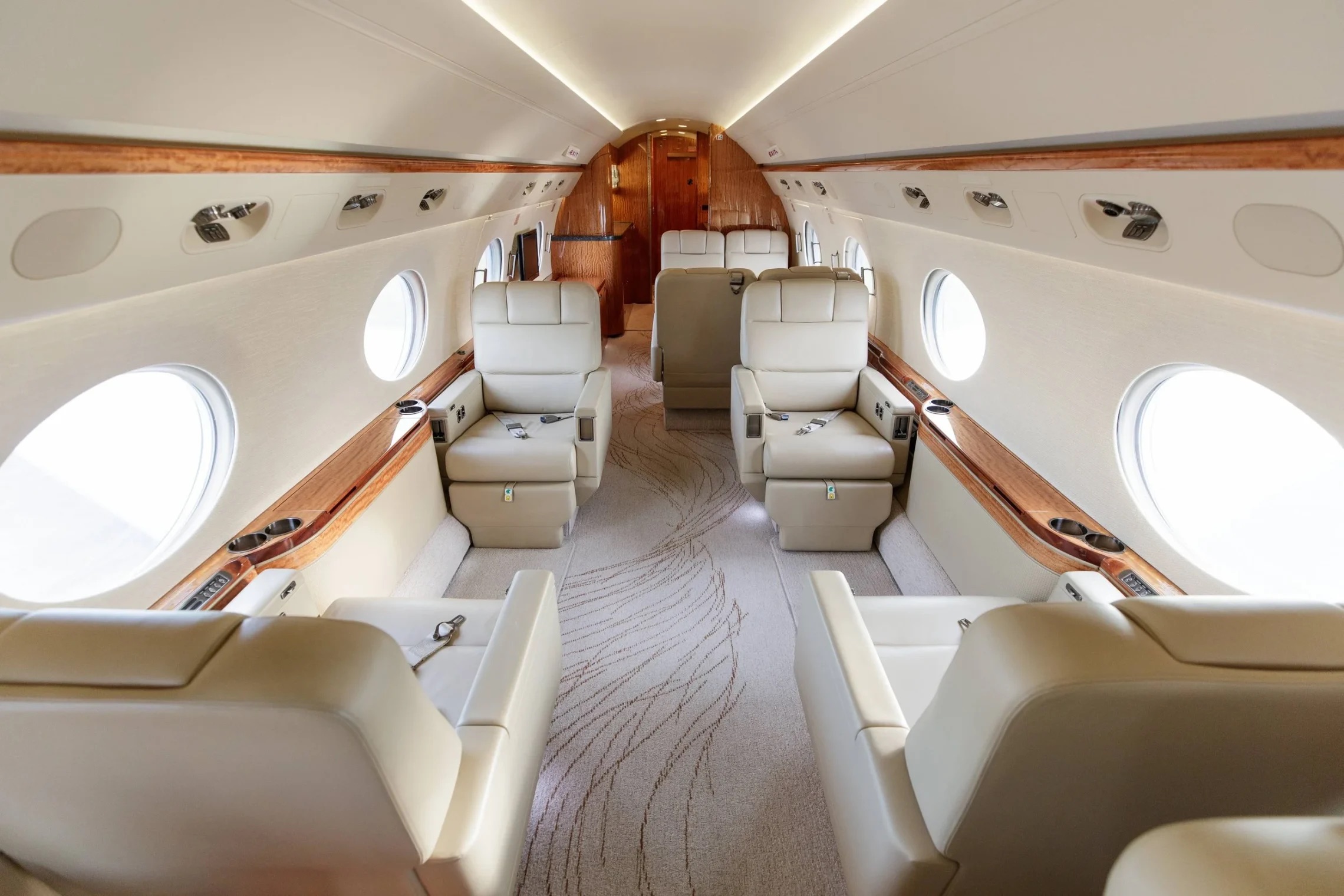 Gulfstream G550 interior for sale